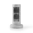 Steckdosenleiste 2-fach Grau ? 2x Schuko