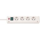 Brennenstuhl Bremounta Extension Socket 4-way white 1.5m...