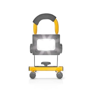 Mobiler LED-Strahler| 10 W | 700 lm| Schwarz/Gelb
