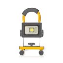 Mobiler LED-Strahler| 10 W | 700 lm| Schwarz/Gelb