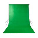 2,5m x 2,5m Baumwoll Greenscreen Hintergrund Kulisse...
