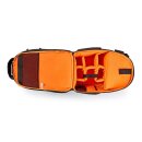 Kamerarucksack  |  290 x 410 x 150 mm  |  10 Innentaschen  |  Schwarz/Orange