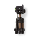 Mini-Stativ  |  Schwenk- und Neigefunktion  |  Max. 1 kg  |  22 cm  |  Schwarz/Silber