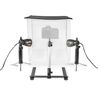 Mini LED Fotostudio Produktfotografie | 40 x 40 cm | 6500 K | Klappbar