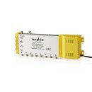 Multiswitch  |  5 bis 8  |  F-Anschluss  |  Terrestrisch: 47 – 862 MHz  |  Satellit: 950 – 2150 MHz