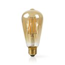 WLAN-Smart-LED-Filament-Lampe | E27 | ST64| 5 W | 500 lm