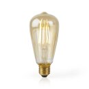 WLAN-Smart-LED-Filament-Lampe | E27 | ST64| 5 W | 500 lm