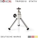 TronicXL TP10 Baustativ Mini Tisch Tischstativ Stativ für Lasernivelliergerät Kreuzlinienlaser Rotationslaser Linienlaser Baustellenlaser Laser zb für Einhell Bosch Dewalt Makita Flex Leica Stanley