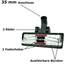 Maxorado 35mm Kombidüse 2 Staubsauger Bodendüse Staubsaugerdüse