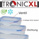TronicXL XL Frischhaltedose Set Aufbewahrung Vorrats Dose Klick It Küche Dosen system spülmaschinenfest Mikrowelle