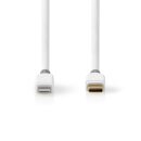1m USB 2.0 Kabel -> USB A Stecker für Apple iphone ipad Lightning 8pin Ladekabel High End gold