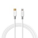 3m USB 2.0 Kabel -> USB A Stecker für Apple iphone ipad Lightning 8pin Ladekabel High End gold