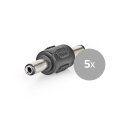 5 Stück DC Strom CCTV Steckverbinder Adapter Stecker...