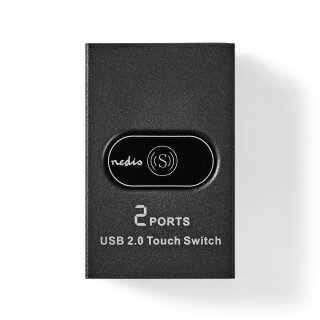 2 Port USB 2.0 Switch Umschalter Drucker Scanner PC Weiche Verteiler