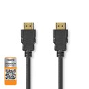 Premium-Hochgeschwindigkeits-HDMI™-Kabel mit Ethernet | HDMI™-Anschluss – HDMI™-Anschluss | 2,00 m | Schwarz