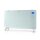 Glaspanel-Konvektionsheizgerät | Thermostat | LCD-Display | 2 Heizstufen | Stand-/Wandgerät | 2000 W | Weiß