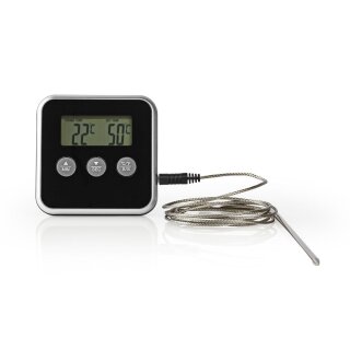 Fleischthermometer | 0 – 250 °C | Digitalanzeige | Timer