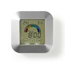 Thermometer Hygrometer Digital Wand Tisch Küche Schlafzimmer Uhr
