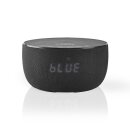 Bluetooth®-Lautsprecher, mit kabelloser Aufladefunktion | 30 W | Bis zu 6 Stunden Wiedergabedauer | Uhr | Schwarz