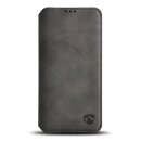Soft Touch-Bookcase mit Portemonnaie für P30 Lite/Nova 4e | Schwarz