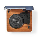 Plattenspieler | 9 W | Bluetooth® | Staubabdeckhaube | Braun