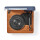 Plattenspieler | 9 W | Bluetooth® | Staubabdeckhaube | Braun