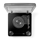 Plattenspieler | 18 W | Bluetooth® | USB-Konvertierung | Staubabdeckhaube | Schwarz
