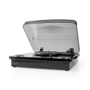 Plattenspieler | 18 W | Bluetooth® | USB-Konvertierung | Staubabdeckhaube | Schwarz