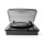 Plattenspieler | 18 W | Bluetooth® | USB-Konvertierung | Staubabdeckhaube | Schwarz