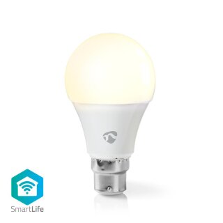 WLAN Smart-LED-Leuchtmittel | Warmweiß | B22