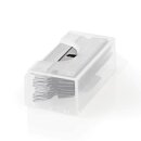 50 Stück Ersatzklingen Kochfelderkratzer Ersatz Klingen für Ceranfeldschaber Ceranfeldkratzer Set Nachfüll Packung Refill