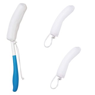 Senioren Set Wasch Badewannen Schwamm Shampoo Verteil Hilfe Hilfsmittel mit langem ergonomischen Griff